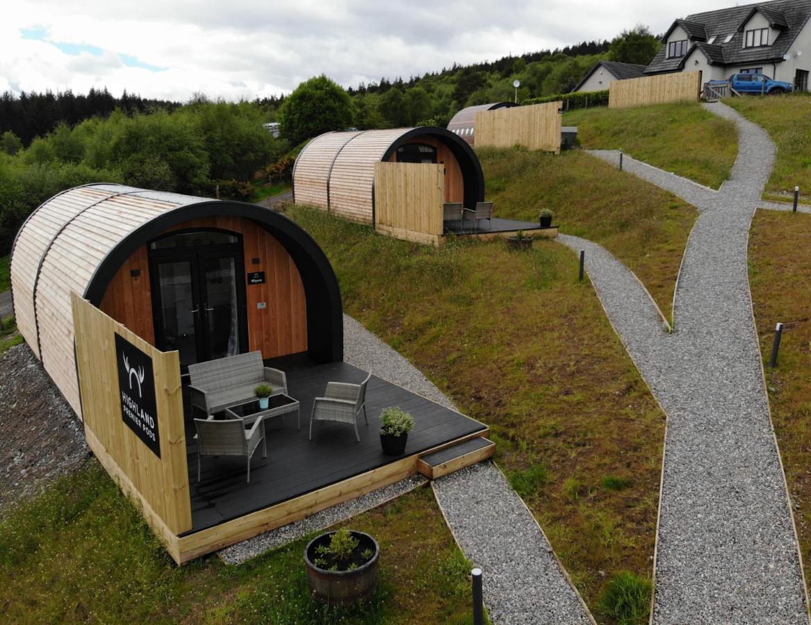 比尤利Highland Premier Glamping Pods别墅 外观 照片