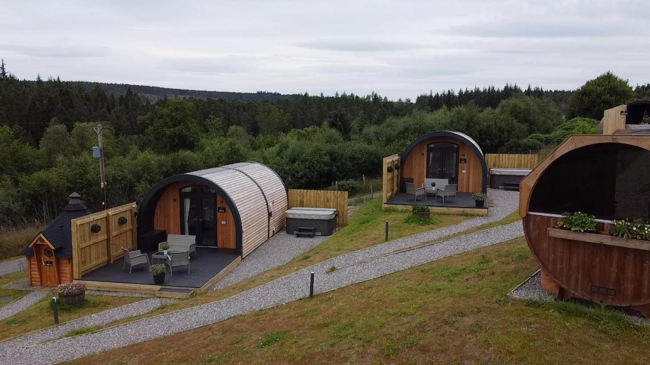 比尤利Highland Premier Glamping Pods别墅 外观 照片